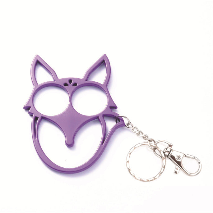 Wholesale Outdoor Fox Metal Pendant Keychain Keychains Accessories ACC-KC-NN001