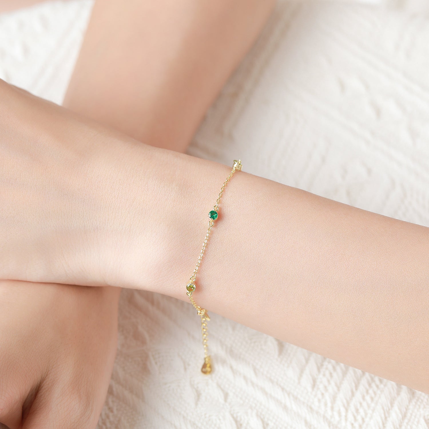 Wholesale  S925 Color Treasure Sterling Silver Bracelet