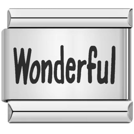 Wholesale 2PCS 9mm Italian Charm Starter Bracelets DIY square Single Section Creative Stainless Steel Composable Bracelet