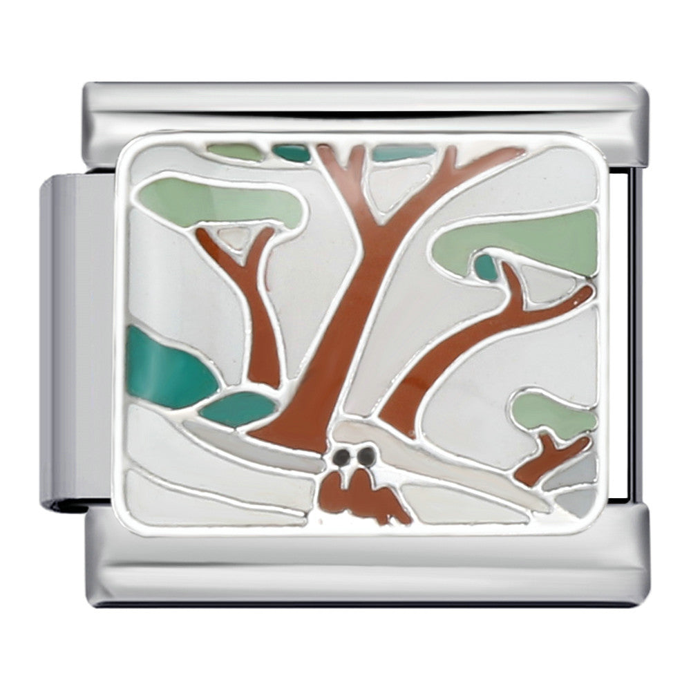 Wholesale Italian Charm Bracelet Gold Plated Oil Drop DIY WeldingStainless Steel Composable Bracelet