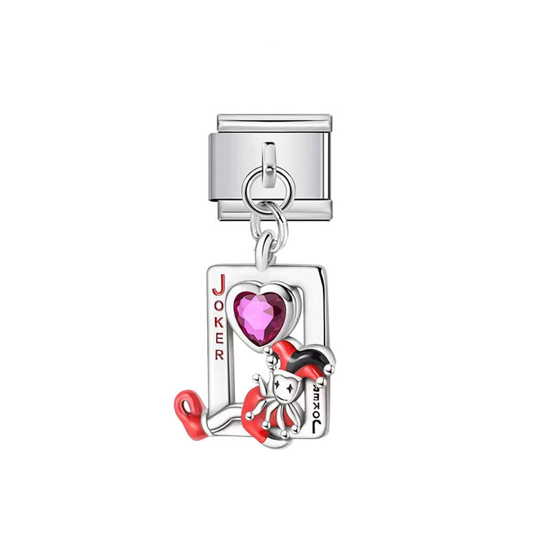 Wholesale Cartoon Stainless Steel DIY Bracelet Charms - Fashion Accessory for Resale