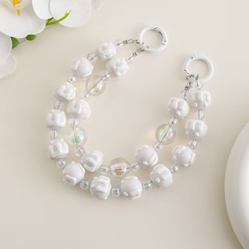 Wholesale Cartoon Double Chain Clip Open Keychain