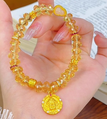 Wholesale Yellow Crystal Bracelet