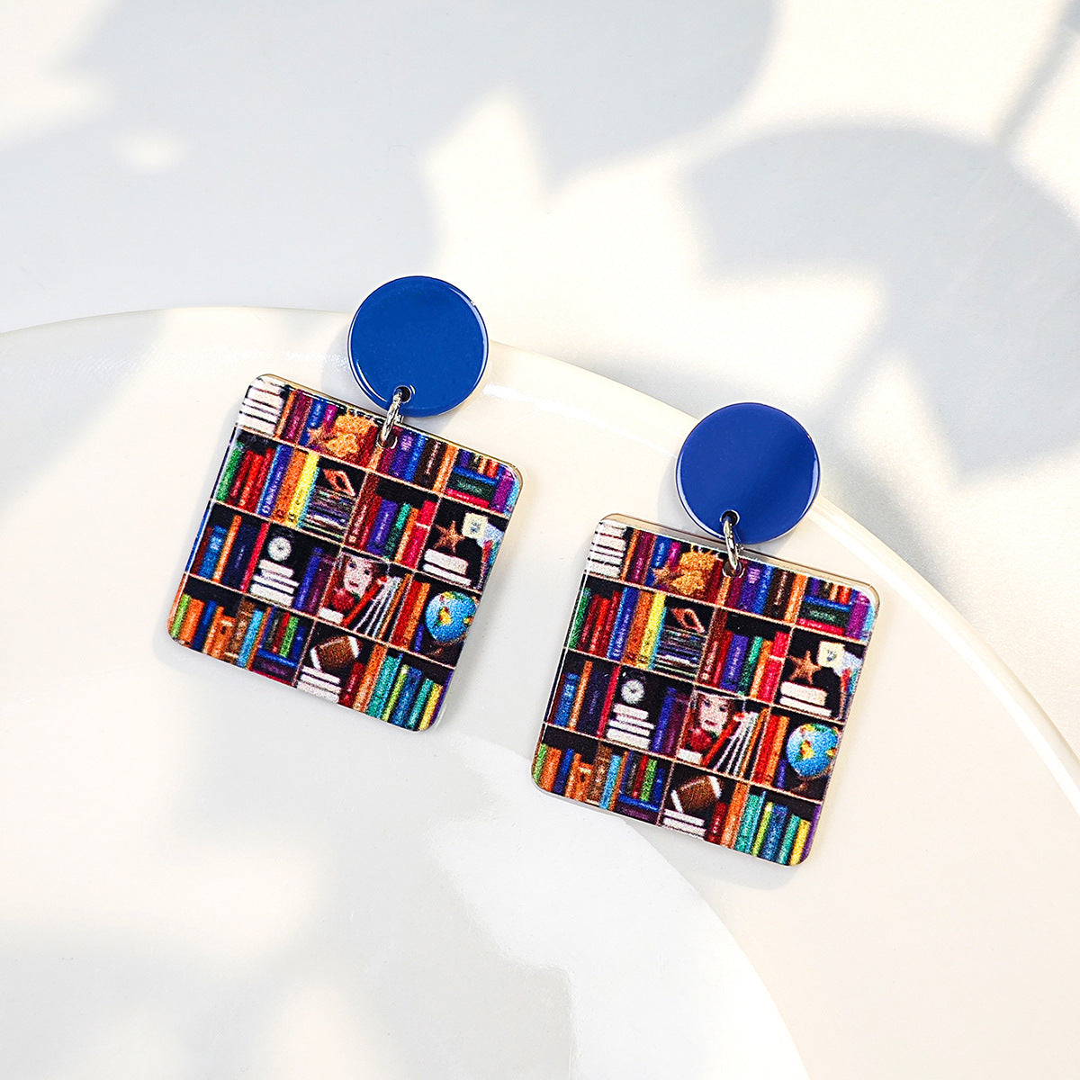 Wholesale  geometric round acrylic earrings