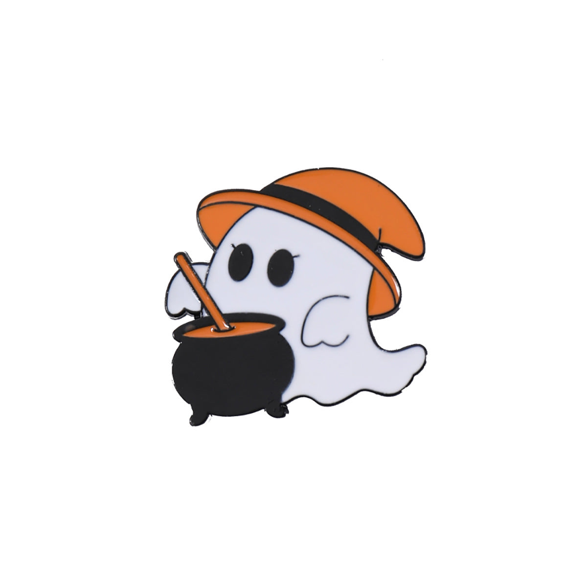 Wholesale Cute  Ghost Brooch Pin Set Zinc Alloy Cartoon Badge Pumpkin Bat Designs Boutique Bag Charm Accessory