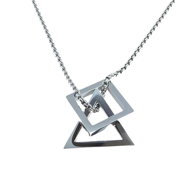 Wholesale titanium steel geometry sweater chain