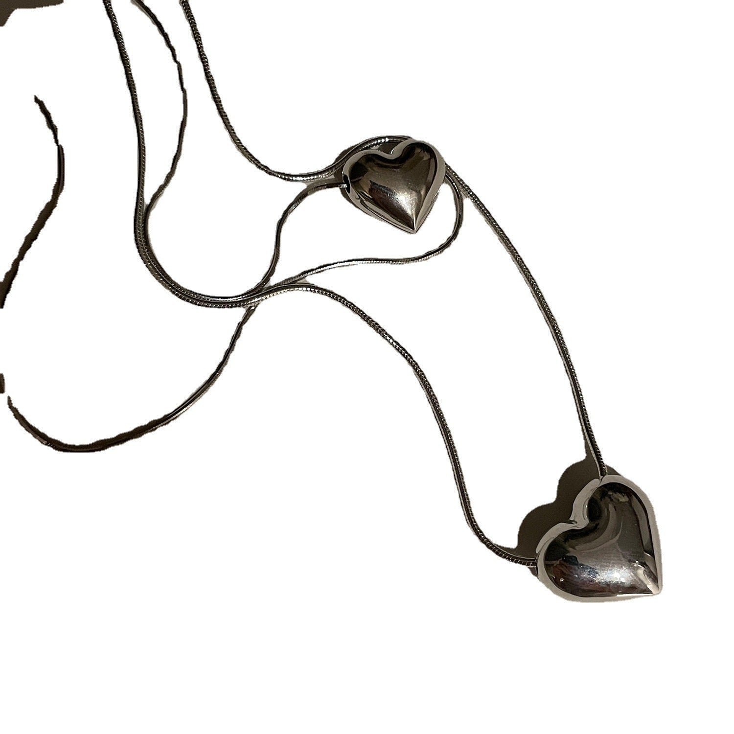 Wholesale  S925 Silver Sweet Love Necklace