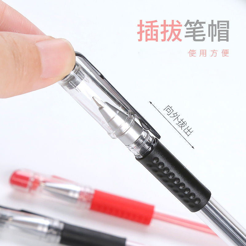 Wholesale 0.5 Bullet Black Blue Red Plastic Pen