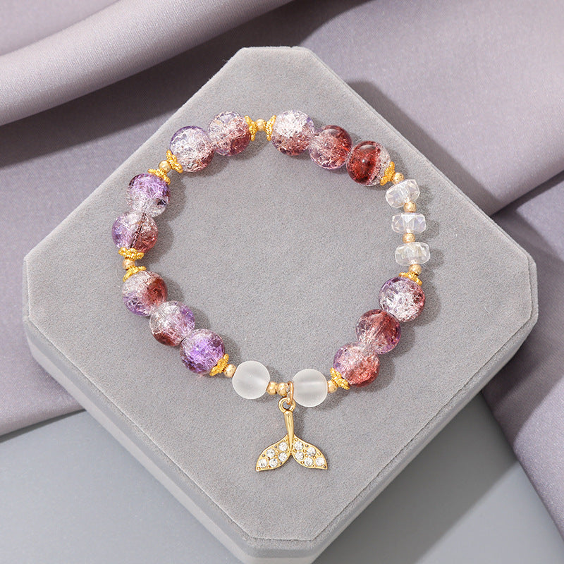 Wholesale Simple Crystal Burst Ice Crack Bead Bracelet ACC-BT-YiL009