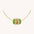 Wholesale drum twist Valentine's Day necklace furnace vacuum plating 18K gold color preservation