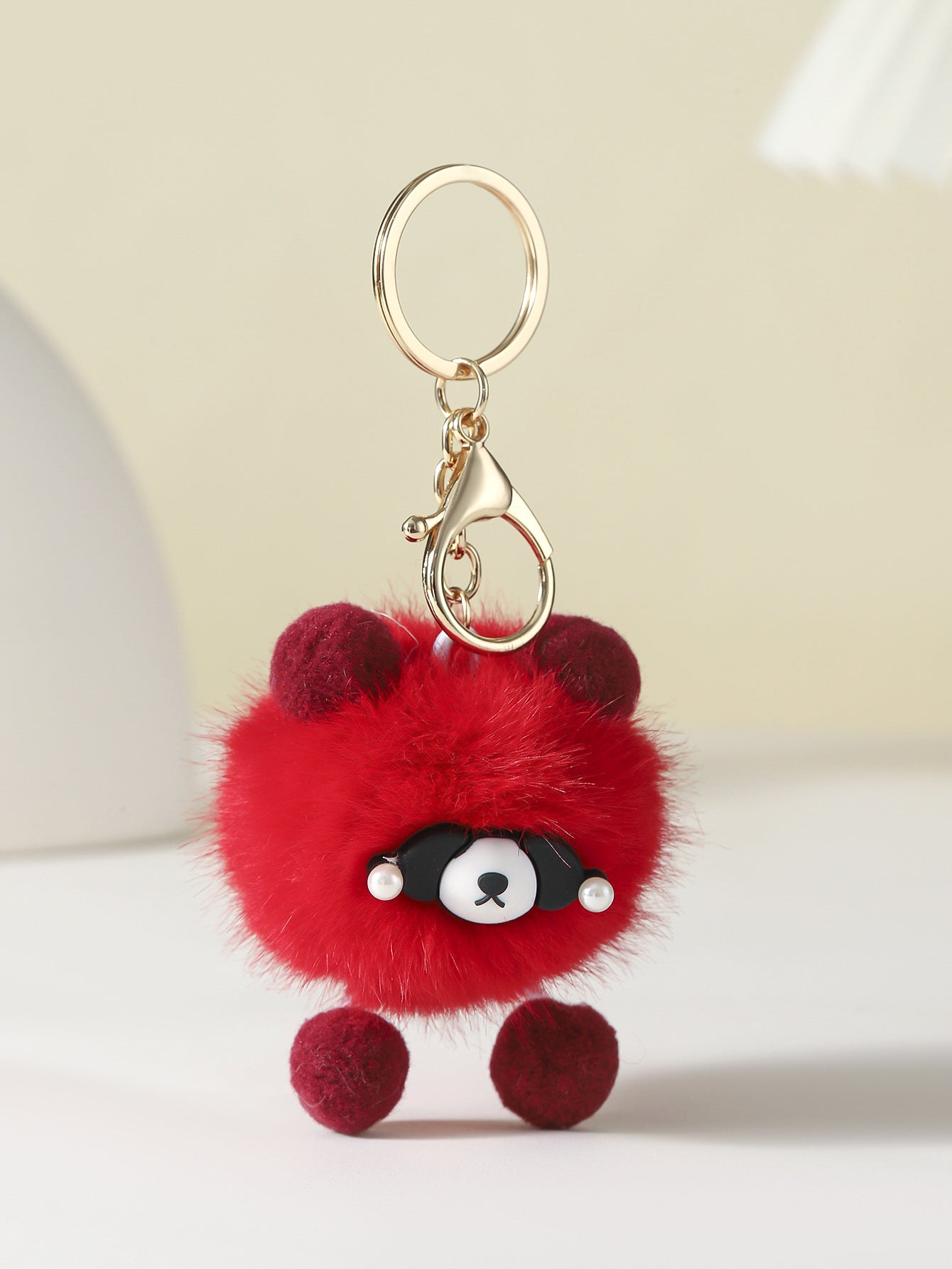 Wholesale Cartoon Cute Plush Bear Keychain Creative Keychain ACC-KC-RongR023