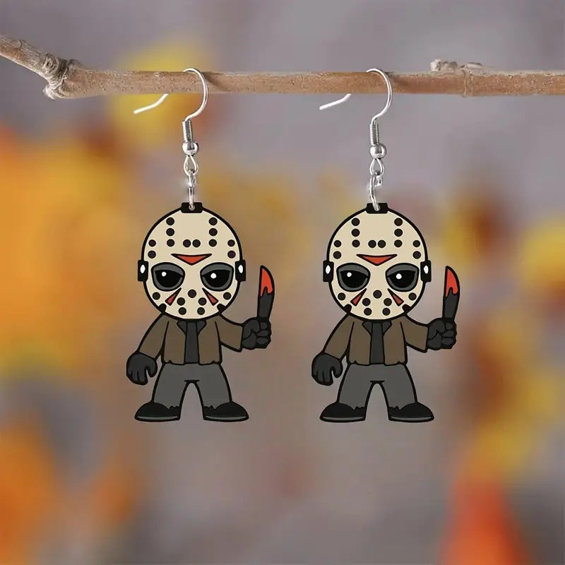 Wholesale  Horror Movie Figure Acrylic  Earrings