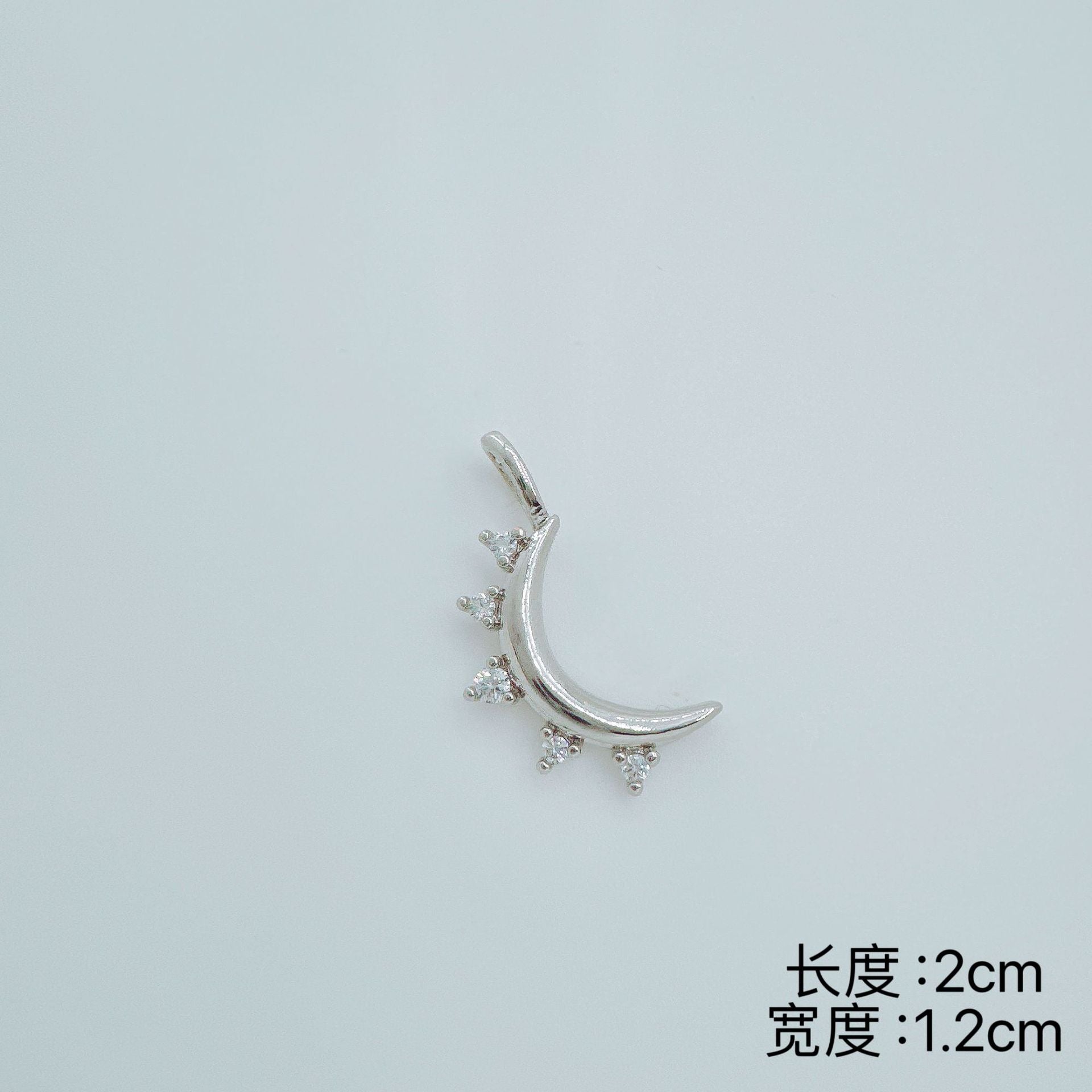Wholesale Moon Necklace European Style Gold Plated Copper Pendant Fashion Jewelry Accessory Boutique Gift