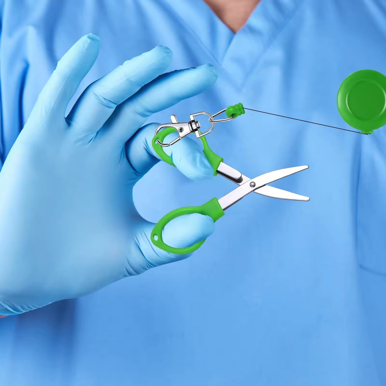 Wholesale Retractable Easy Pull Medical Suit Badge Reels Keychains ACC-KC-XinDing007