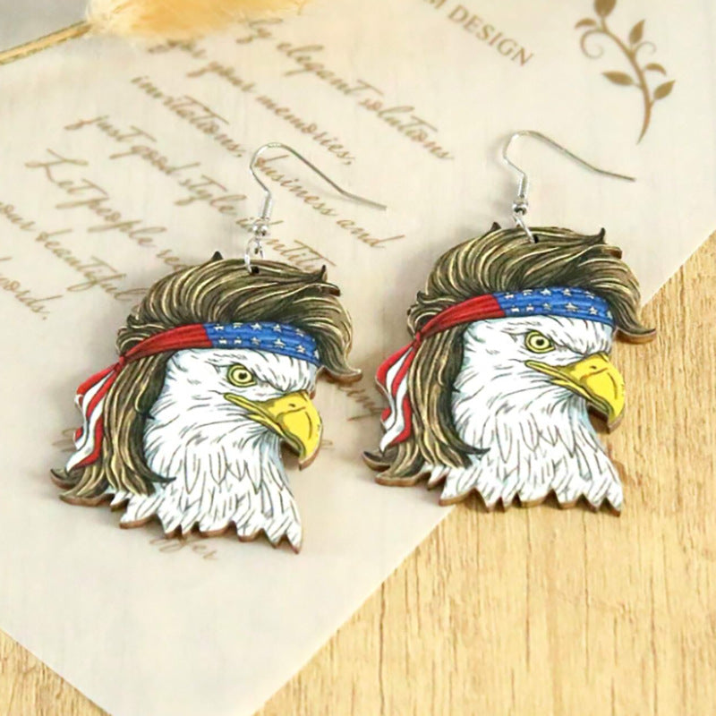 Wholesale  Independence Day Eagle earrings