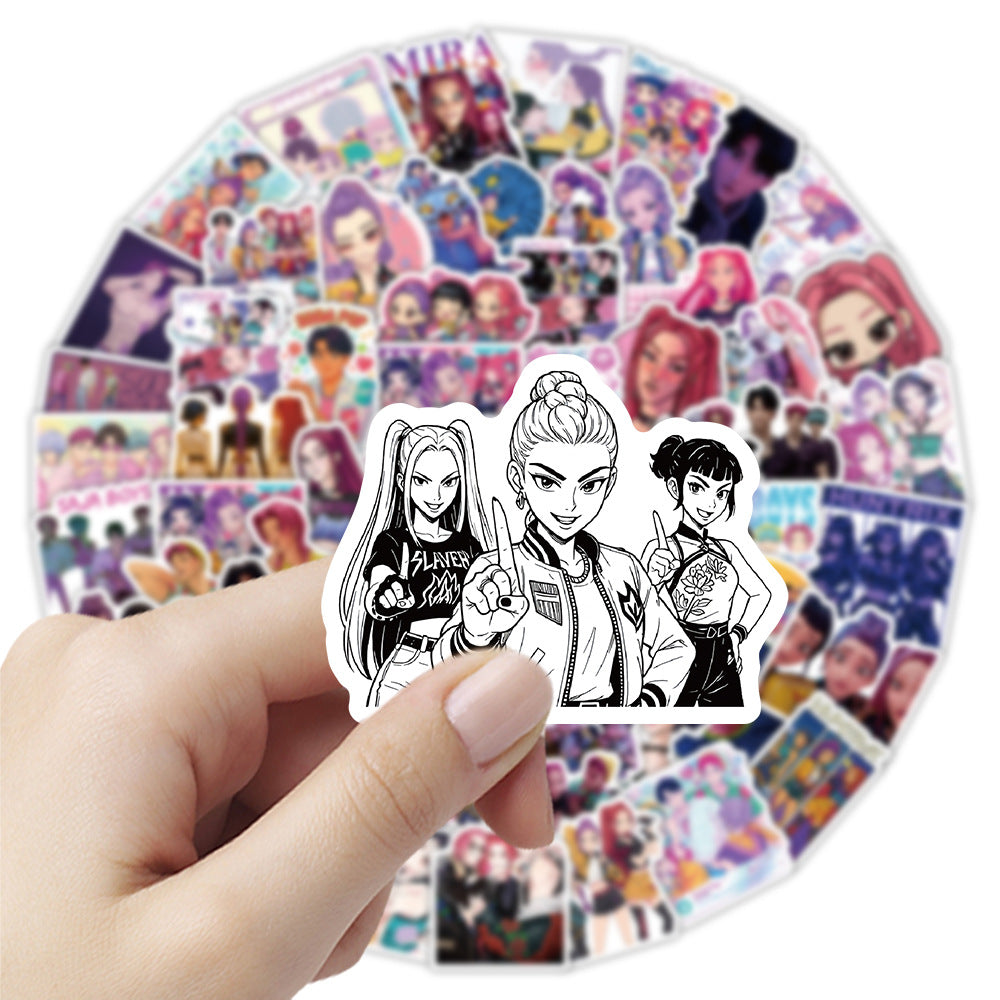 Wholesale 103pcs/pack KPop Stickers Illustration DIY Notebook Stickers