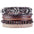 Wholesale leaves multi-layer ethnic retro hemp rope hand-woven bracelet