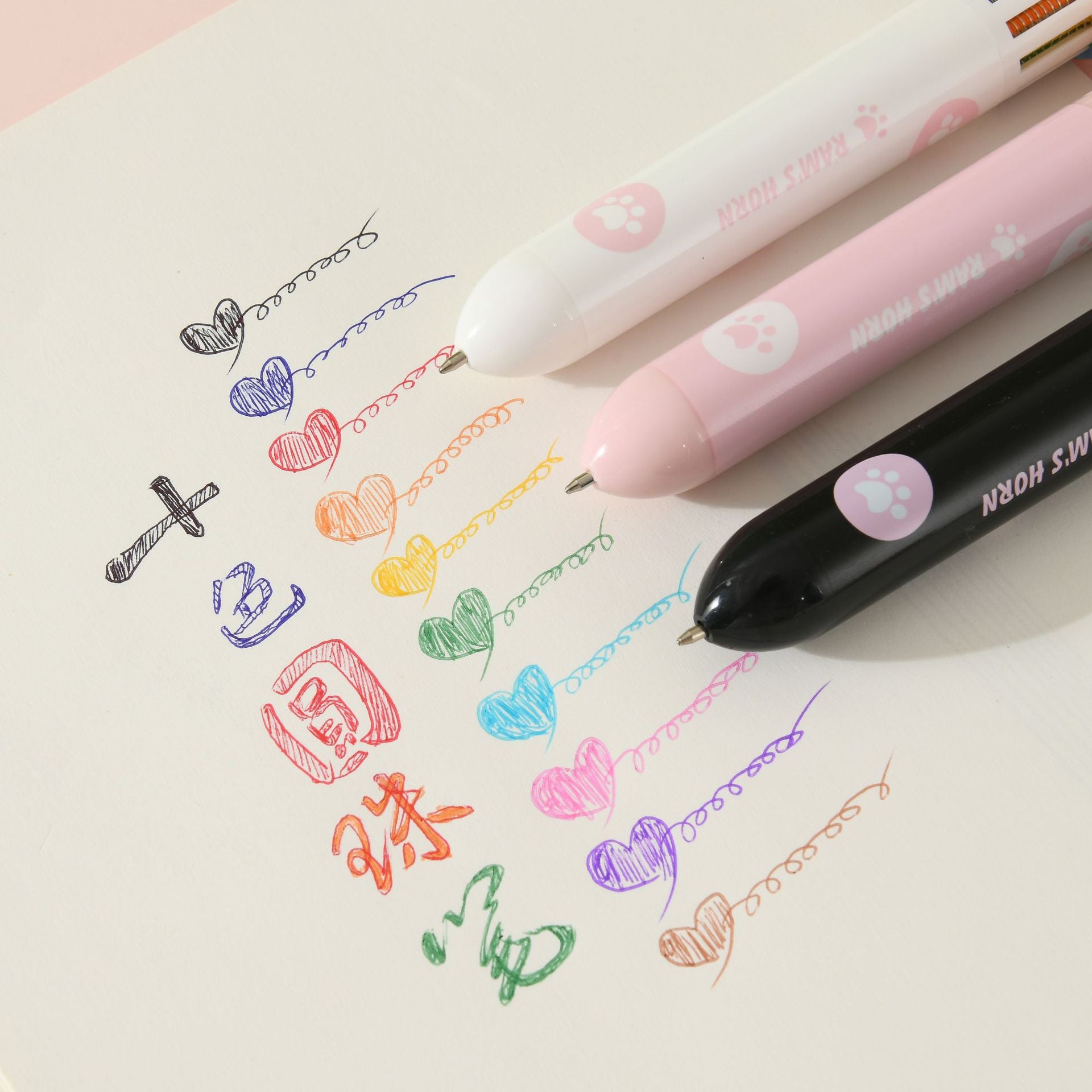 Wholesale Creative Cat Claw ten-color ballpoint pen