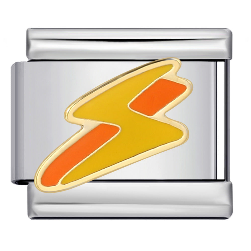 Wholesale Italian Charm Bracelet 9mm DIY Splicing Removable Four Seasons Elements Stainless Steel Composable Bracelet