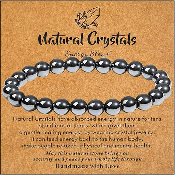 Wholesale Natural Stone Bracelet Handmade Beaded Pink Zebra Amethyst Elastic Cord Bracelet ACC-BT-Yunh004