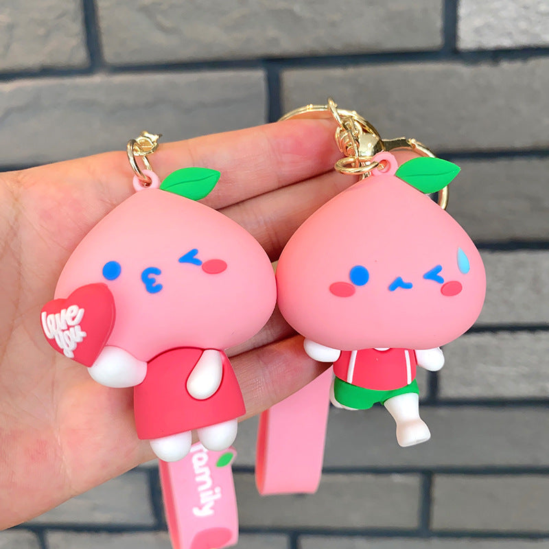 Wholesale Cartoon Cute Silicone Keychain ACC-KC-Lanb002