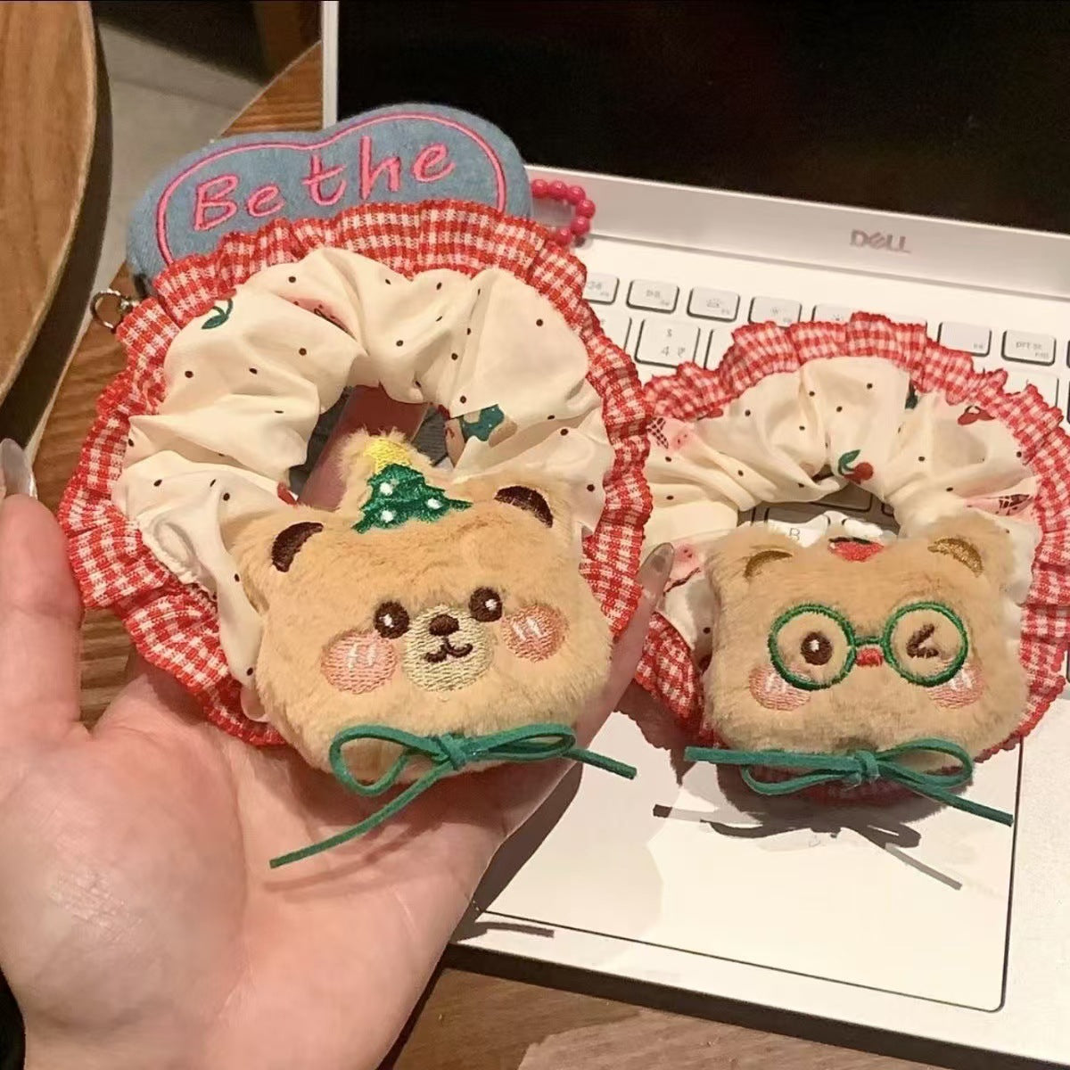 Wholesale Christmas Plush Bear Hairband