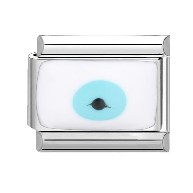 Wholesale  Italian Charm Bracelet 9mm DIY Splicing Removable Orange Holiday Collection Titanium Steel  Composable Bracelet