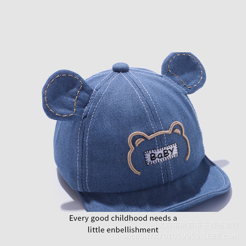 Wholesale Denim sun visor cap cap thin baby sunscreen cap baseball cap