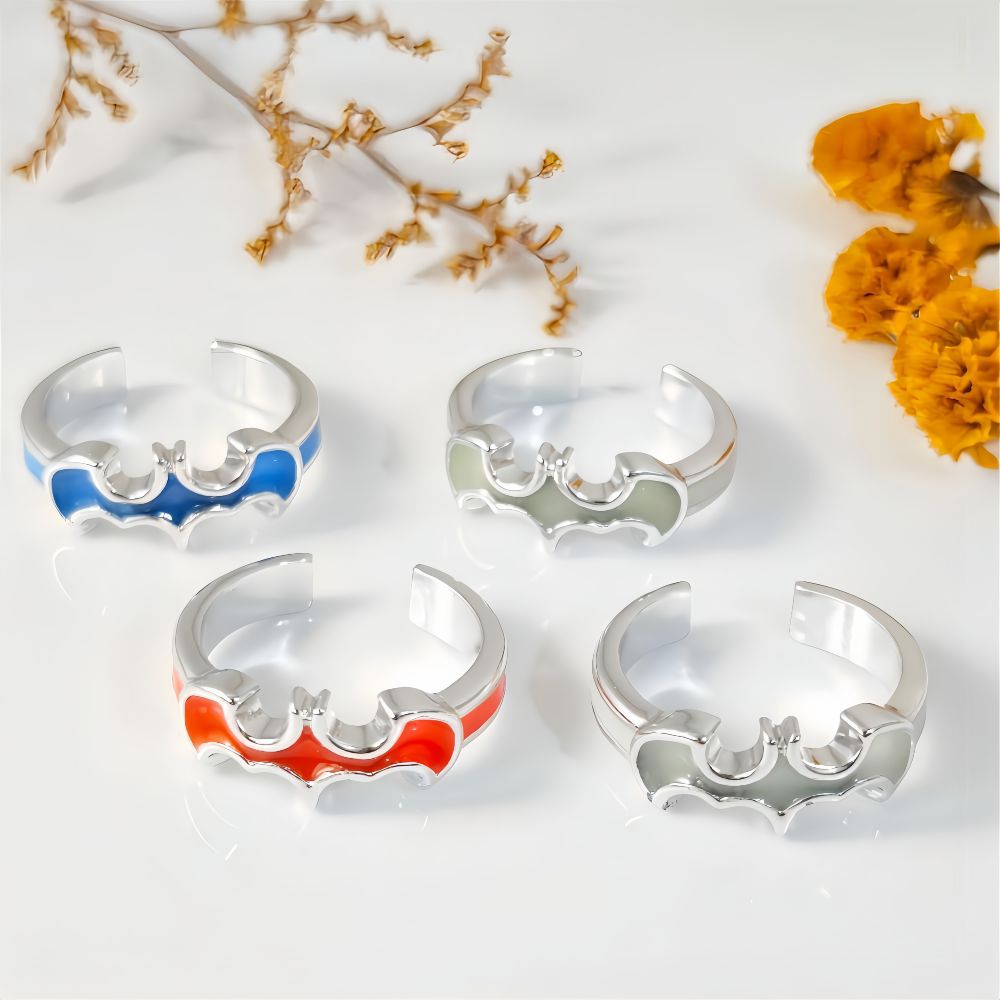 Wholesale Halloween Luminous Bat Ring