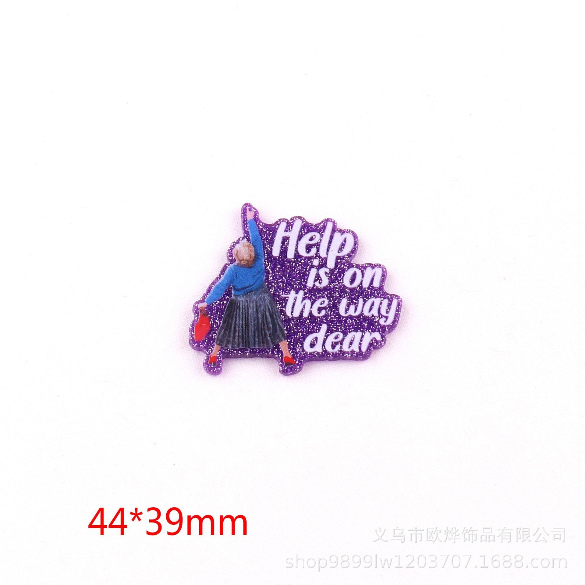 Wholesale 10pcs DIY Flatback Cartoon Christmas Acrylic Flatback Badge Scroll Retractable Keychain DIY Accessories ACC-FK-OuYe004