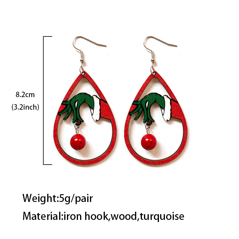 Wholesale Christmas Acrylic earrings