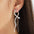 Wholesale  detachable winding retro snake earrings