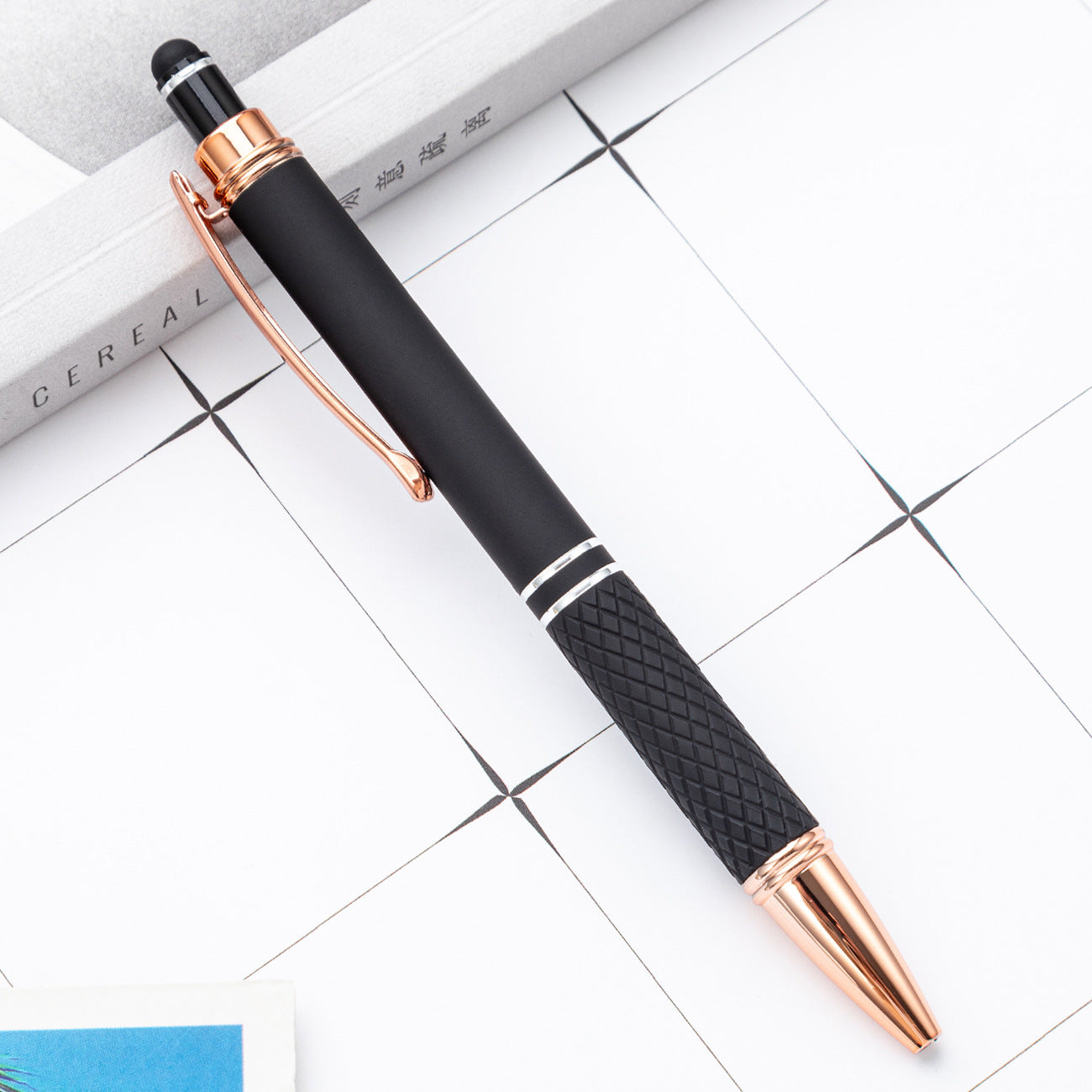 Wholesale writing stationery multi-color metal ballpoint pens