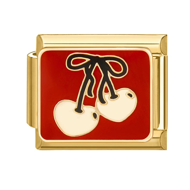 Großhandel italienisches Charmearmband 9mm DIY Spleißen süßer kreativer Anhänger Edelstahl komponierbares Armband