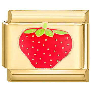 Wholesale Italian Charm Bracelet 9mm DIY Golden Fruit   Creative Stainless Steel Composable Bracelet