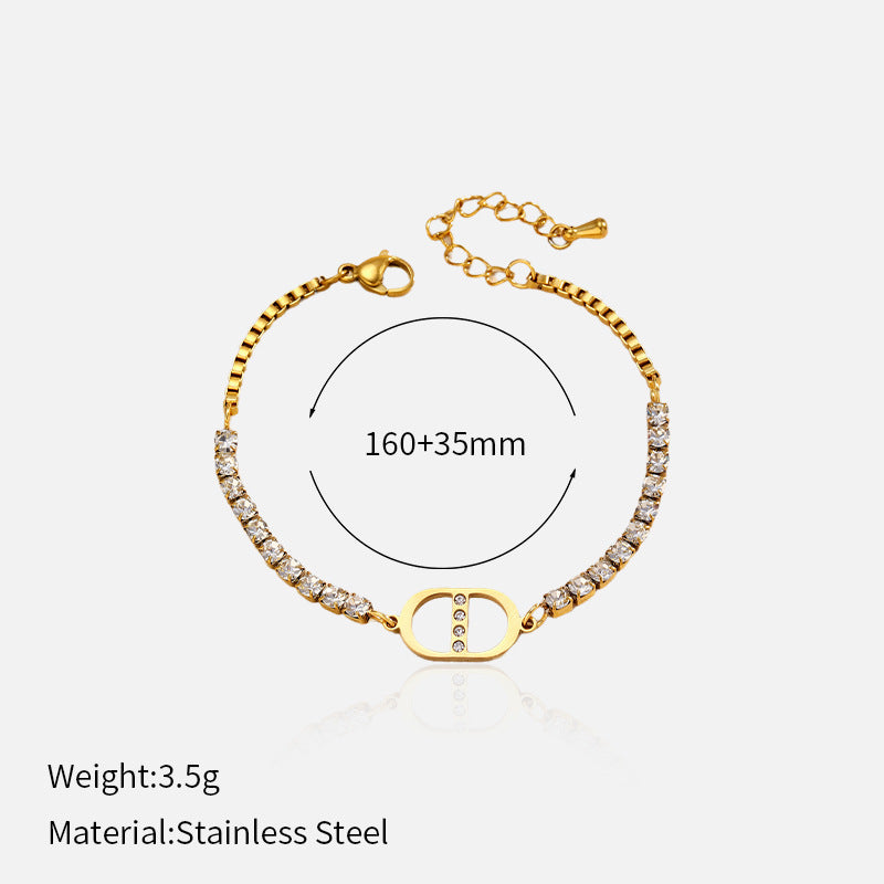 Wholesale stainless steel  versatile exquisite Bracelet