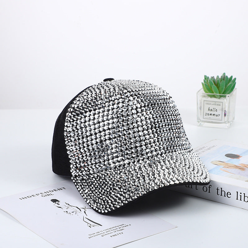 Wholesale Rhinestone Baseball Cap Glitter Diamond Hat ACC-HT-MeiJiao002