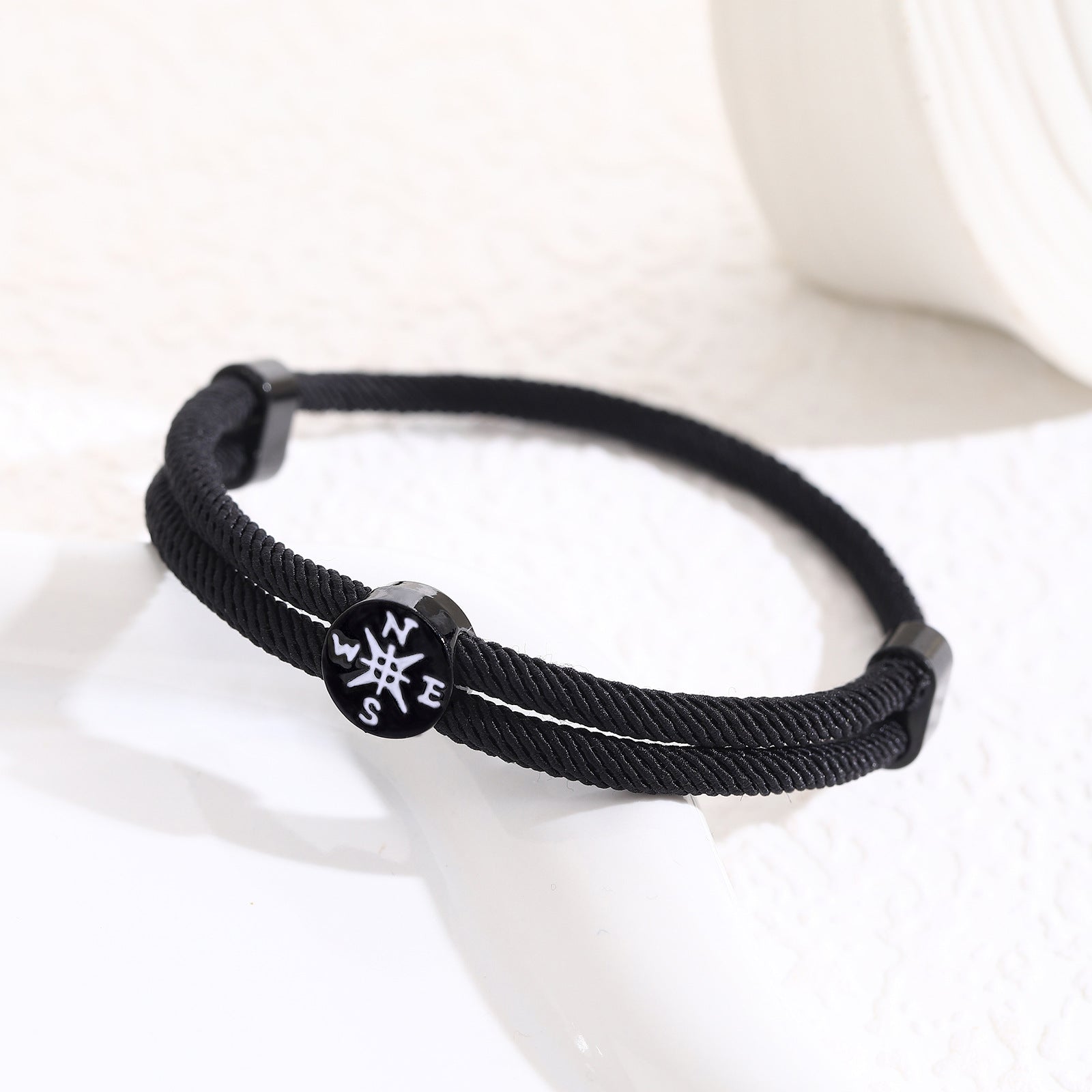 Großhandel Abschlusssaison Inspirierende Kompassgewebe Seilseilarmband