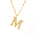 Wholesale  titanium steel diamond letter necklace English clavicle chain