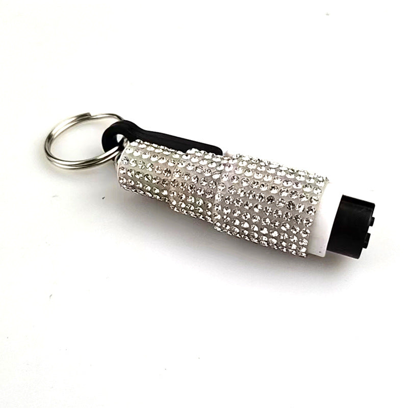 Wholesale Outdoor 2 in 1 Diamond Keychain For Car ACCVIP-KC-CanWu001