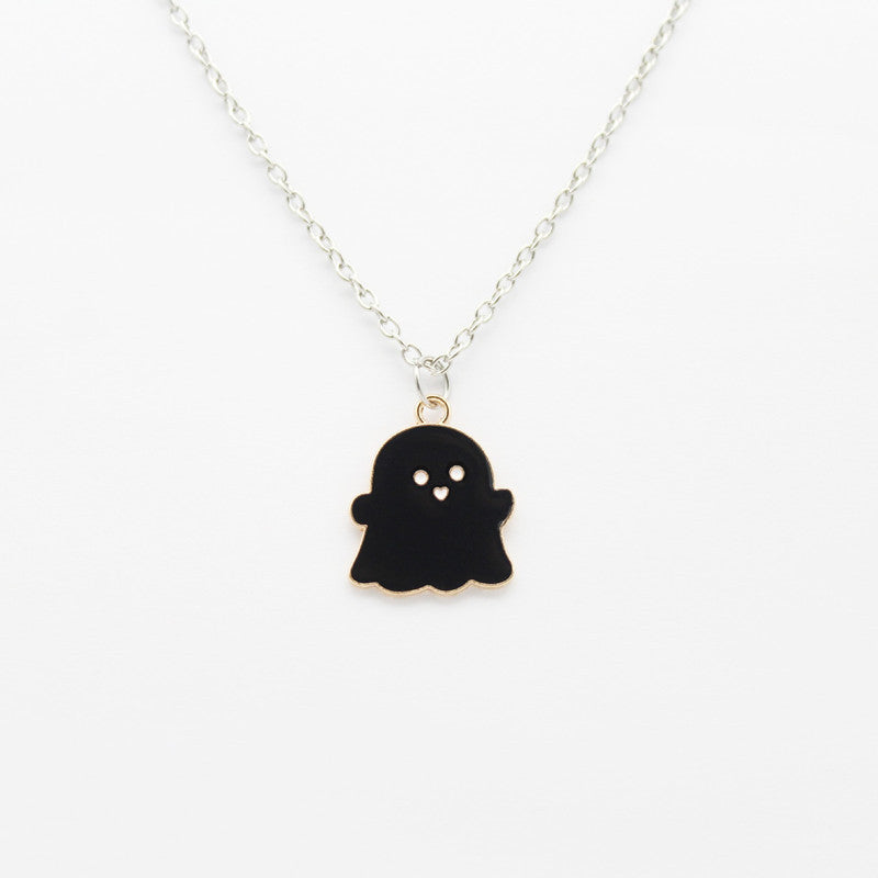 Wholesale Copper Cartoon Ghost Pendant Necklace  Fashion Accessory