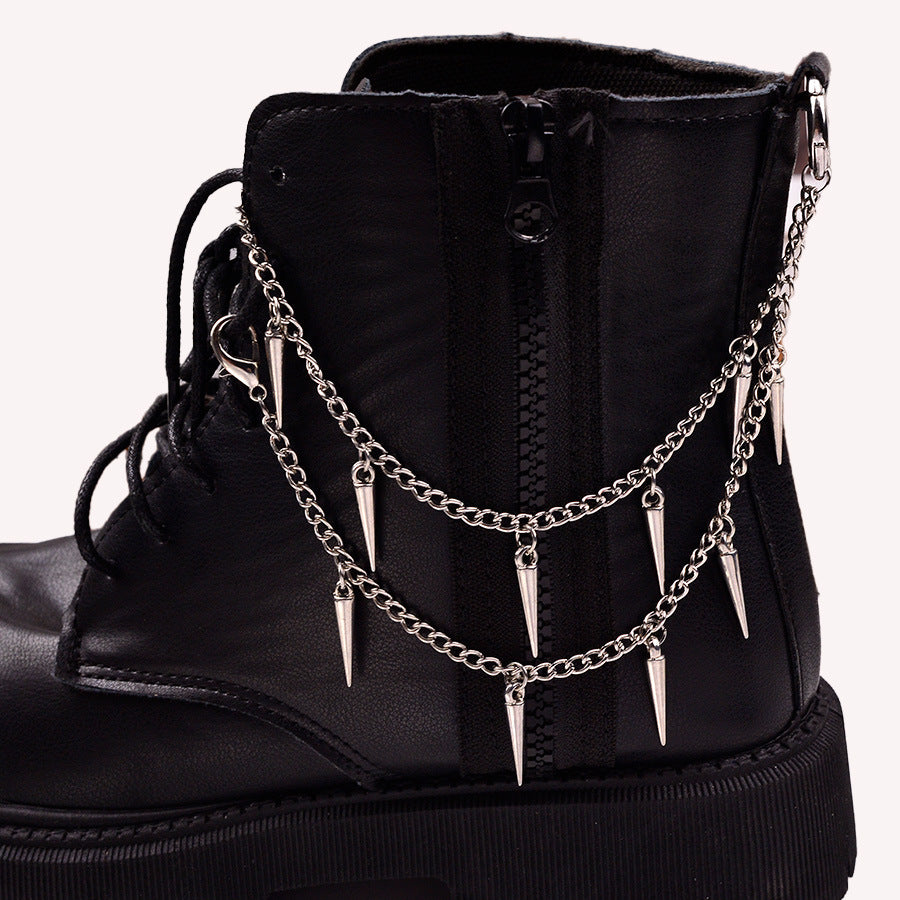 Wholesale Vintage Chic Metal Rivet Chain Buckle Stylish Bag Charm Shoe Accessory DIY Jewelry