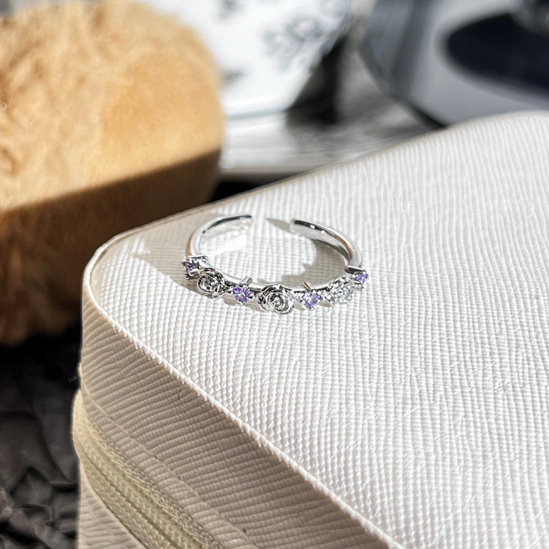 Wholesale Cross  Flower Fashion Ring