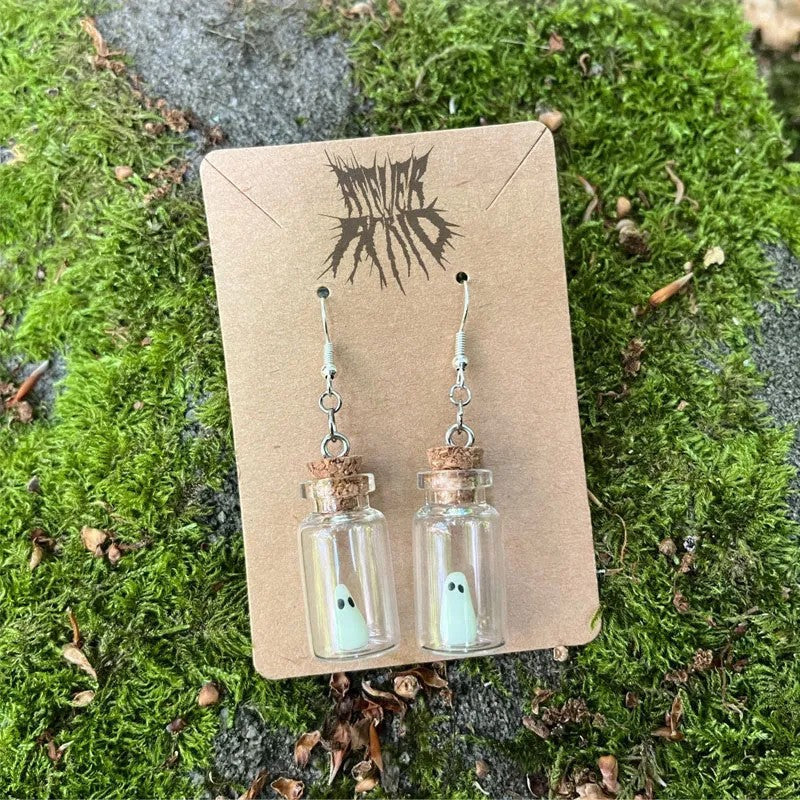 Wholesale  drift bottle luminous ghost necklace decoration