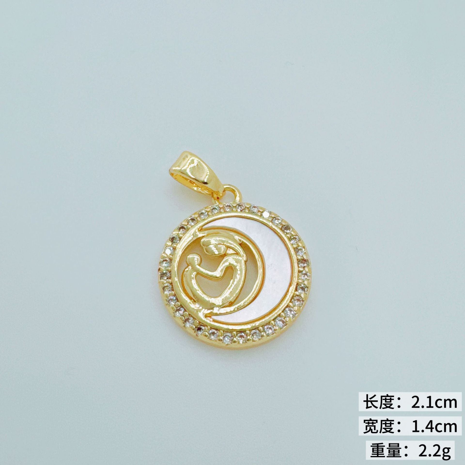 Wholesale Gold Plated Copper Pendant Necklace Japanese Korean Style Fashion Jewelry Accessory Gift