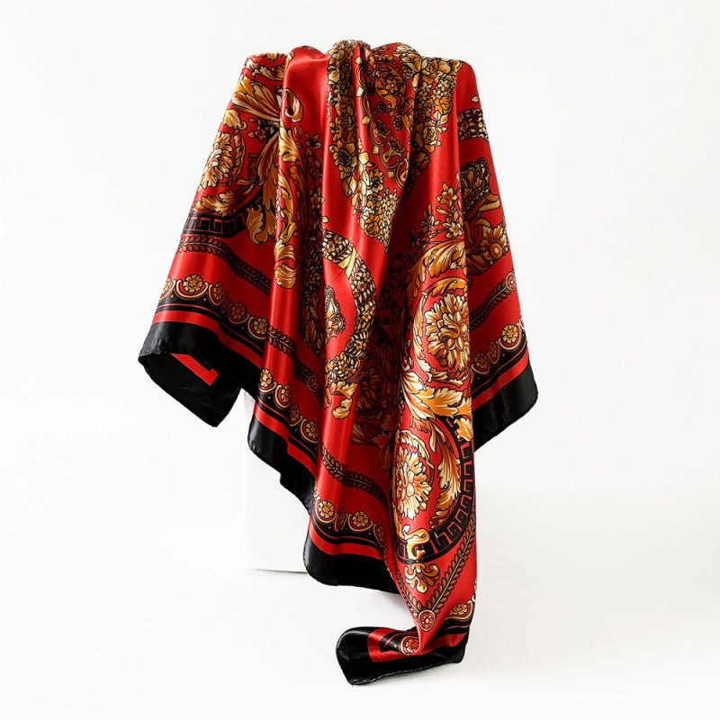 Wholesale 90cm Silk Scarf Large Square Scarf