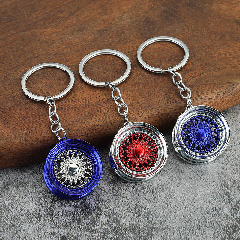 Wholesale Car BBS Wheel Metal Keychains ACC-KC-YuJia006