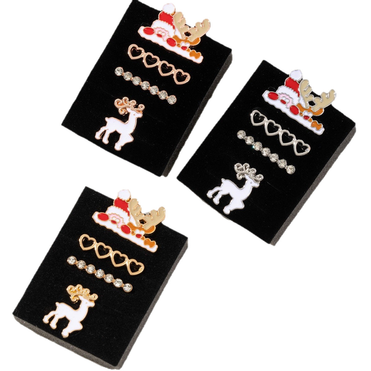 Wholesale Christmas Reindeer Silicone Band With Dripping Oil Charm Decorative Gift Accessory