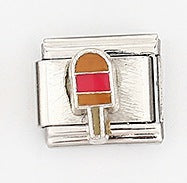 Wholesale Italian Style Modular Hamburger Charm Bracelet Stainless Steel Electroplated Unisex Gift