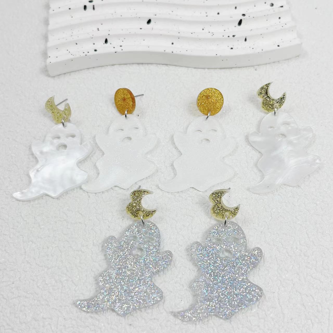 Wholesale Halloween Spider Acrylic Earrings ACC-ES-AnDao030